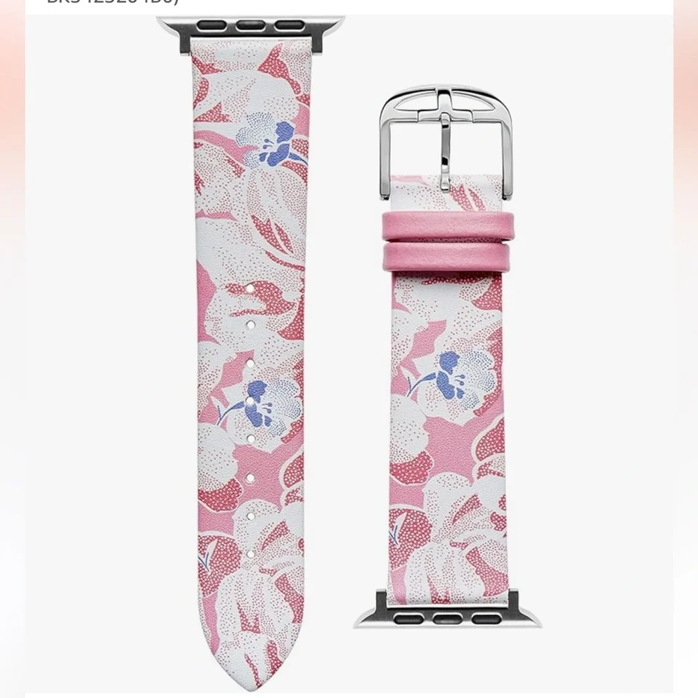 Ted Baker Floral Pink Leather Strap for Apple Watch®